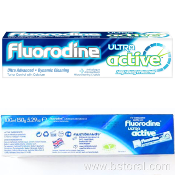 Natural Active Teeth Whitening Fluorodine Toothpaste